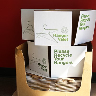 Are you Recycling your hangers from dry cleaning?